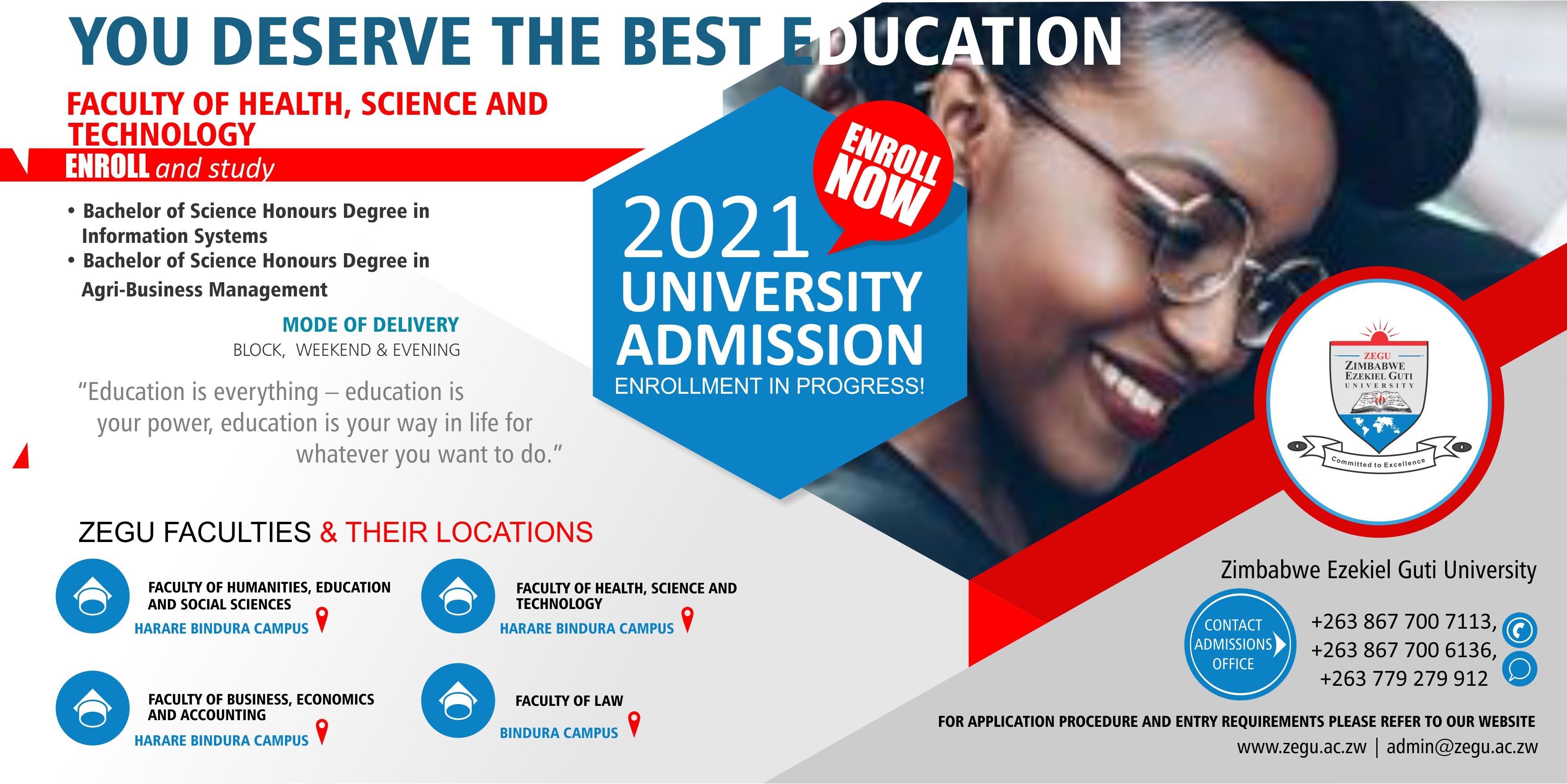 Zimbabwe Ezekiel Guti University - Home