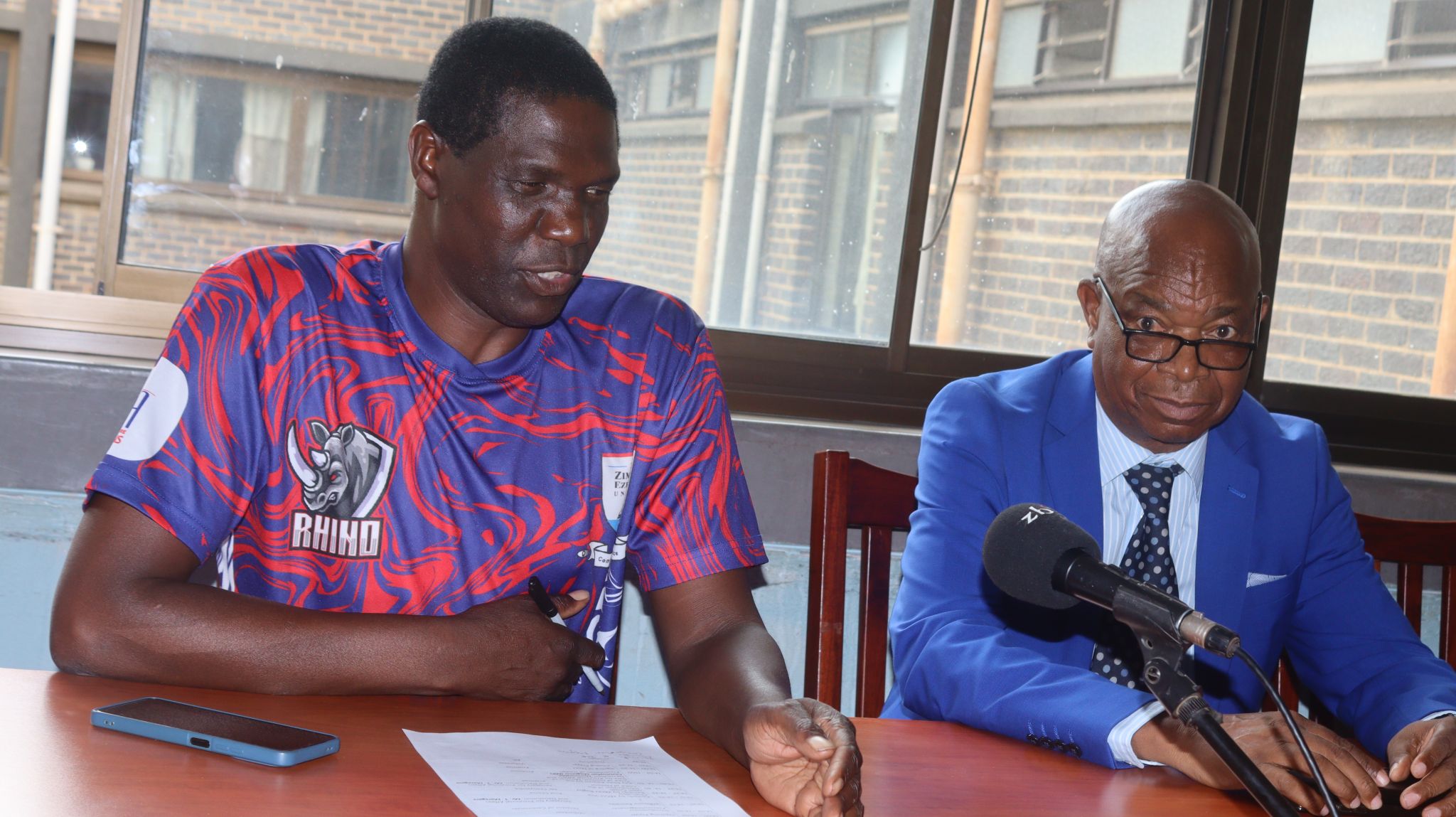 Rhinos Present Credentials 1