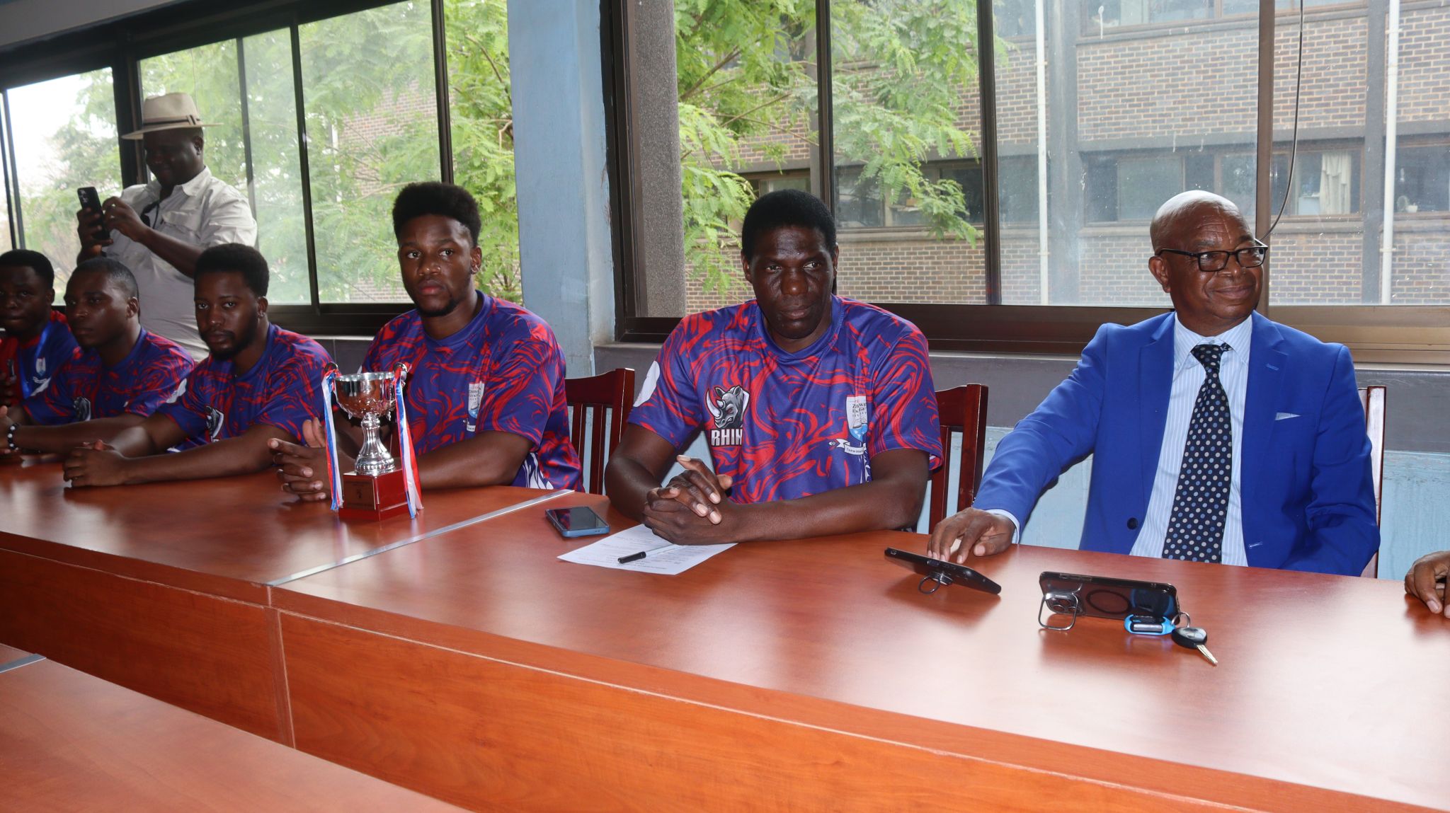 Rhinos Present Credentials 8